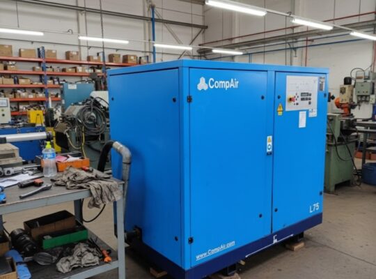کمپرسور اسکرو CompAir L75 | کمپرسور صنعتی 75 کیلو